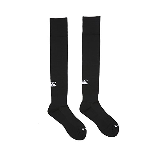 Canterbury Herren Mannschaft Rugby Socken Bekleidung Plain Playing Socken, Schwarz (Black), XS (Herstellergröße: Junior 11 - 1) von Canterbury