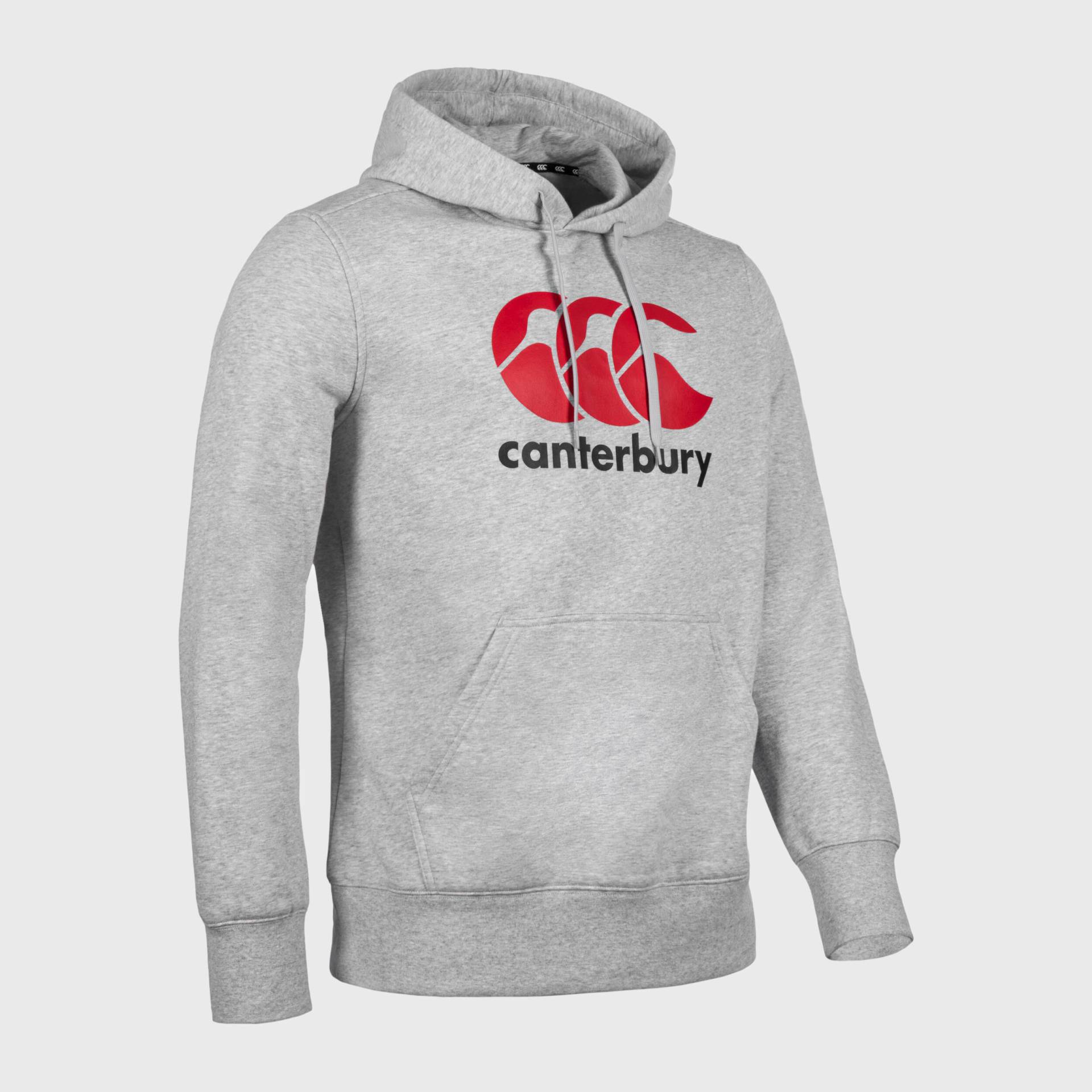 Damen/Herren Rugby Hoodie - Canterbury Sweat-Hoodie grau von Canterbury