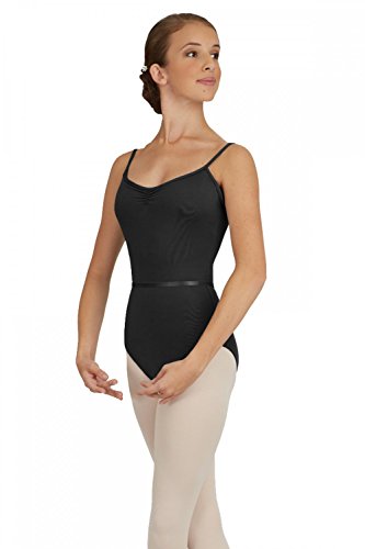 Capezio 126 mm Pink-Front Camisole Leotard Klassenkollektion, Schwarz, S von Capezio