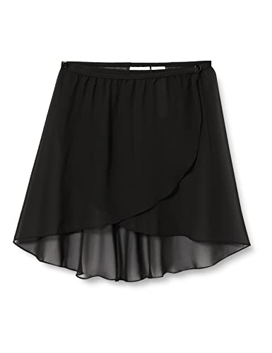 Capezio 126 Wickelrock aus Chiffon, Klasse Kollektion Einheitsgröße Schwarz von Capezio