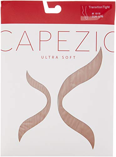 Capezio Damen 1916 Ultra Soft Übergang Tight L Beige (Suntan) von Capezio