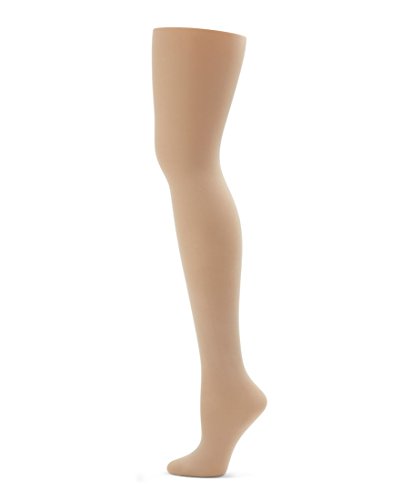 Capezio Damen Ultra Soft Footed Tight with Self-Knit Waistband Strumpfhose, Nude, XXL von Capezio