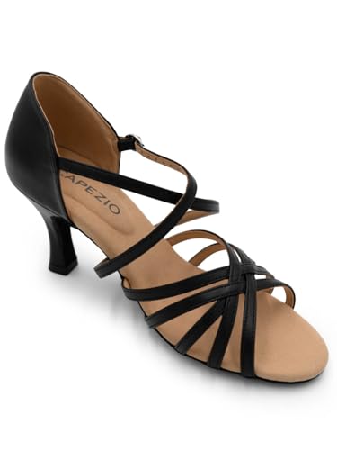 Capezio Rosa Ballroom Shoe, Black, 6 M von Capezio