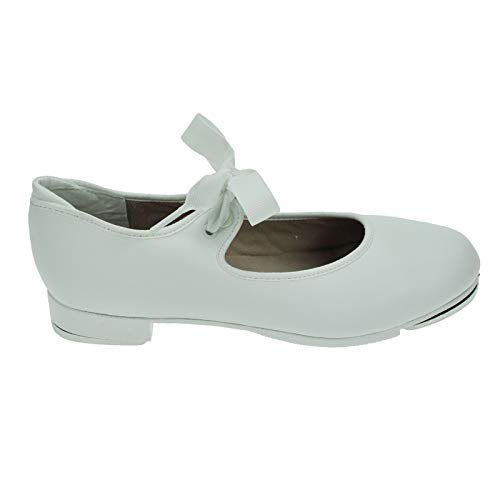 Capezio Shuffle Tap Shoe - Child, White, 2.5 W von Capezio