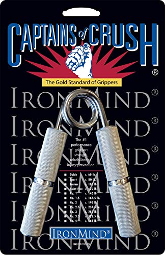 USA - IronMind Captains of Crush Grippers - CoC No. 1 c. 140 lb 63kg - der Goldstandard der grippers - Fingerhantel von IRONMIND
