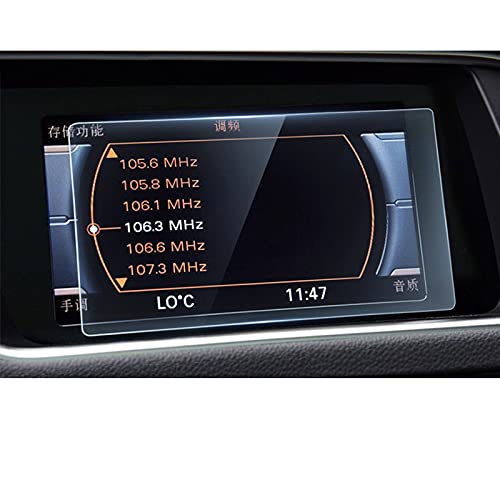 CarWorld Für Audi A4 B8 S4 RS4 A5 8T S5 RS5 2008-2015, Hartglas-Autonavigations-Displayschutzfolie Touchscreen-Filmfolienzubehör von CarWorld