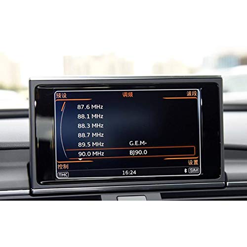 CarWorld Für Audi A6 C7 / A7 2012-2018 nur 8-Zoll-Bildschirm GPS-Navigation Hartglas-Displayschutzfolie Schutzfolie montieren von CarWorld