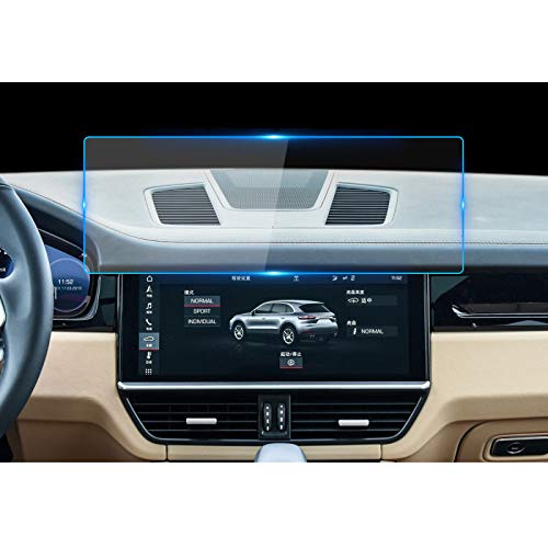 CarWorld Für Porsche Cayenne 2018, Autonavigations-Displayschutzfolie Zentralsteuerung Display Displayfolie aus gehärtetem Glas von CarWorld