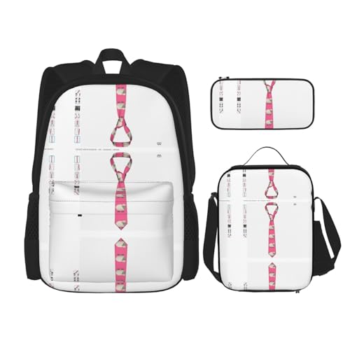 CarXs Trendiger Rucksack, Lunchtasche und Federmäppchen für Hunderassen – entworfen für den täglichen Gebrauch, 20230712144446, Einheitsgröße von CarXs
