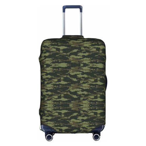 Dehnbare Kofferhülle aus rotgoldenem Marmor, doppelseitiger Druck, Schutz vor Kratzern, Reisegepäck-Zubehör, camouflage, M von CarXs