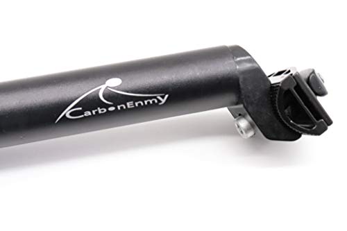 CarbonEnmy Fahrrad Sattelstütze 27,2/31,6 400mm Rennrad MTB Sattelstütze Sattelstange Aluminium (27,2 mm) von CarbonEnmy