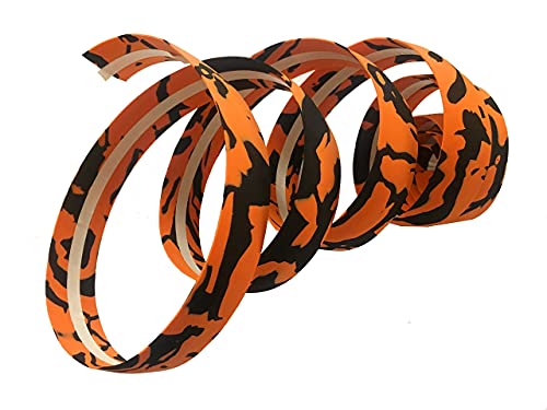 CarbonEnmy Mehrfarbe Lenkerband Bar Tape Rennrad Griffe Kork Top Qualit?t neu (Orange-Schwarz) von CarbonEnmy