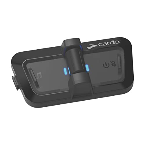Cardo PACKTALK Outdoor Helm-Kommunikationssystem, ideal für Ski, Snowboard und Radfahren (Schwarz, Einzelpackung) von Cardo