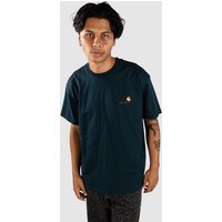 Carhartt WIP American Script T-Shirt deep lagoon von Carhartt WIP