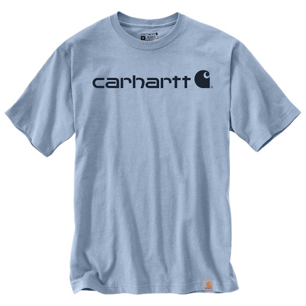 Carhartt - Core Logo S/S - T-Shirt Gr L;M;S;XL;XS;XXL blau;grau;grün/türkis;schwarz von Carhartt
