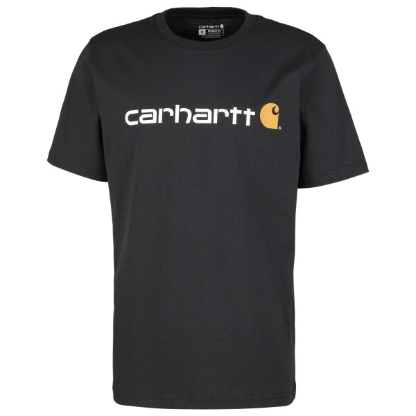 Carhartt - Core Logo S/S - T-Shirt Gr XXL schwarz von Carhartt