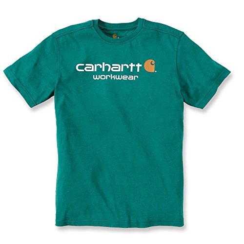 Carhartt Core Logo T-Shirt, Alpine Heather 322, S von Carhartt