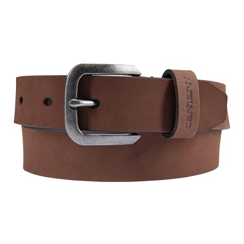 Carhartt Damen Standard Casual Rugged, erhältlich in mehreren Stilen, Farben und Größen, Sattel-Ledergürtel (braun), groß von Carhartt