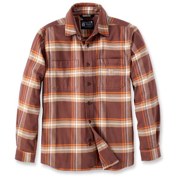 Carhartt - Flannel L/S Plaid Shirt - Hemd Gr L;M;S;XL;XXL braun;rot von Carhartt