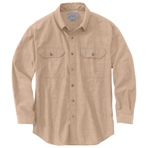 Carhartt - Loose Chambray L/S Shirt - Hemd Gr XL beige von Carhartt