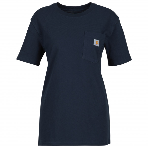 Carhartt - Women's Loose Fit Heavyweight S/S Pocket Cotton - T-Shirt Gr L blau von Carhartt