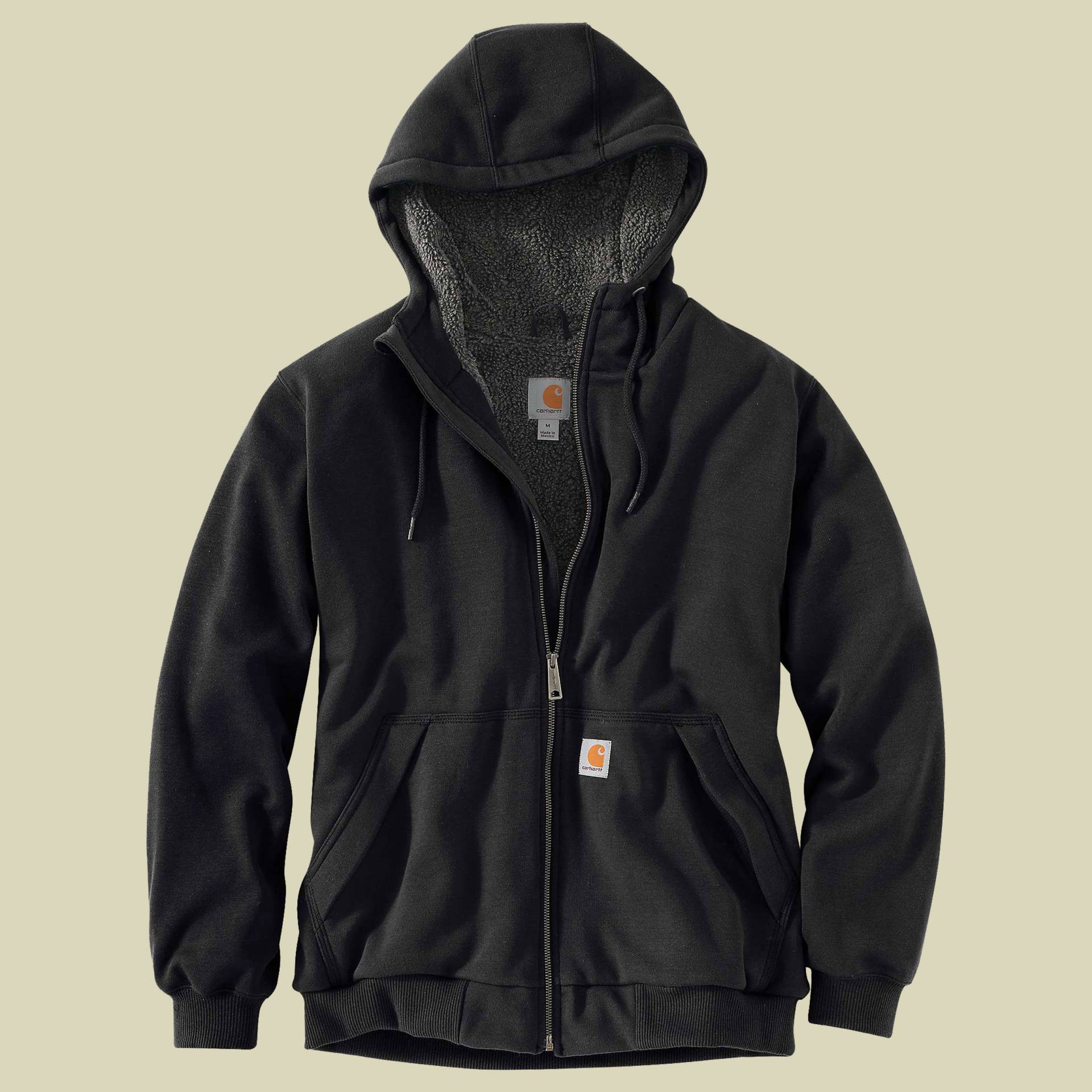 Rain Defender Relaxed Fit Midweight Sherpa-Lined Full-Zip Sweatshirt Men XL schwarz - black von Carhartt