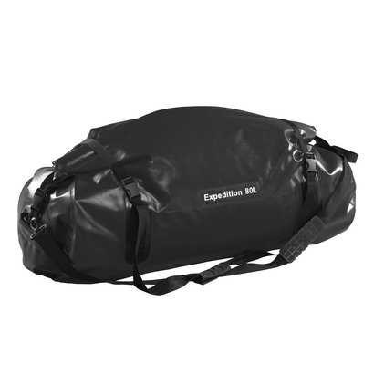 Caribee Expedition 80L - wasserdichte Wasserfeste Reisetasche - PVC Duffle Bag, Duffel Bag - Farbe: Schwarz von Caribee