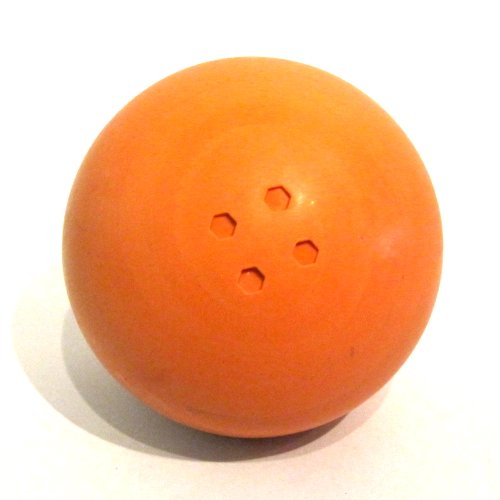 Boßelkugel aus Gummi (orange) von Carls