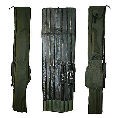 Carp Fishing Tackle Rod Holdall Bag For 3 Made Up & 3 Unmade Rods & Reels (100) by Carp-Corner von NGT