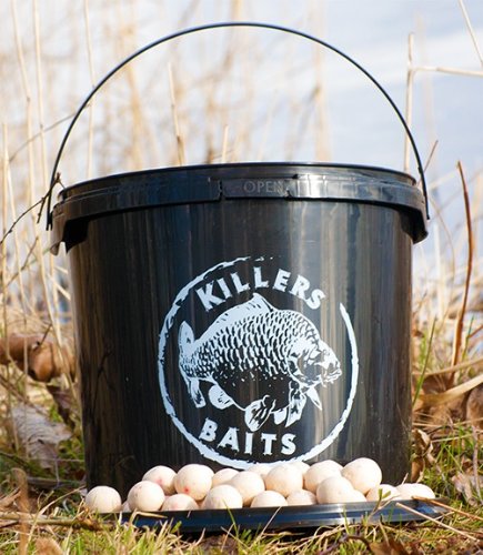 Carp Killers Boilies Scoberry 3,5kg Eimer, Durchmesser:Diffy Size(16.20&24mm gemischt) von Carp Killers