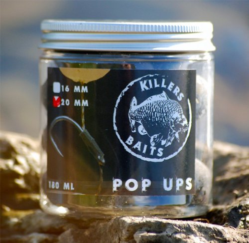 Carp Killers Pop Up Boilies Black Hash 100g (16mm / 20mm), Durchmesser:16mm von Carp Killers