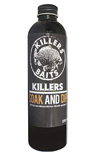 Carp Killers Soak & Dip 2 in 1 Flasche 250ml, Geschmack:Banane Fisch von Carp Killers