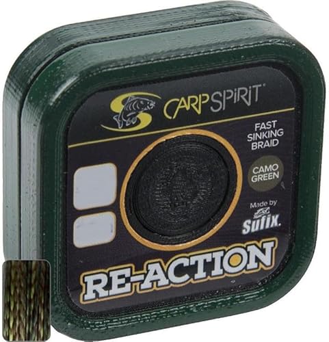 Carp Spirit Re-Action - 20m - 11.3Kg-25lbs - Camo Green - ACS640060 von Carp Spirit