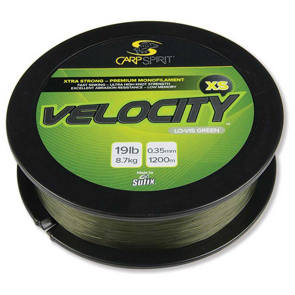 Carp Spirit Velocity Xs Carpfishing Line 1200 M Grün 0.250 mm von Carp Spirit