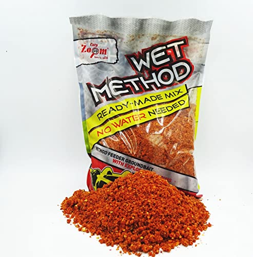 Carp Zoom 850g Wet Method GROUNDBAIT Sweet Mango fertiges angefeuchtetes Angelfutter Feederfutter Karpfenfutter von Carp Zoom