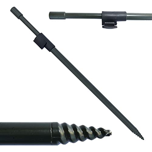 Carp Zoom Screw BANKSTICK Erdspeer Erdspieß 40-70cm teleskopierbarer Rutenhalter von Carp Zoom