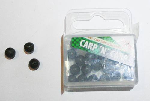 Carp Zoom Soft Beads Gummiperlen dunkelgr??n 6mm von Carp Zoom