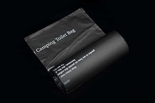 CarpLife Products Bivvy Loo Toilettenbeutel, kompostierbar, 30 Beutel 2 Rollen, Schwarz von CarpLife Products Ltd