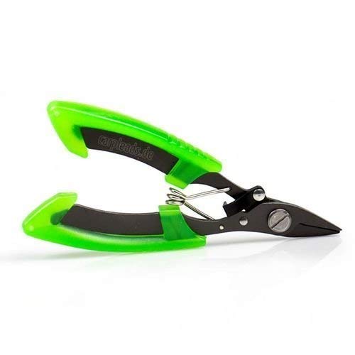 Carpleads Ultra Scissors black/green Braid & Vorfachschere von Carpleads