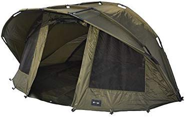 Carpline24 Angelzelt Xtreme 2-Mann-Bivvy Tent I großes Vordach & Leichter Aufbau I Robustes Karpfen-Zelt wasserdicht 10.000mm Wassersäule I 2-Personen Outdoor-Camping-Zelt I 310x280x145cm 10kg von Carpline24