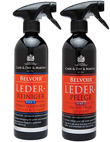 Carr & Day & Martin Belvoir Tack Cleaner Step1 & Conditioner Step2, Lederpflege von Carr & Day & Martin