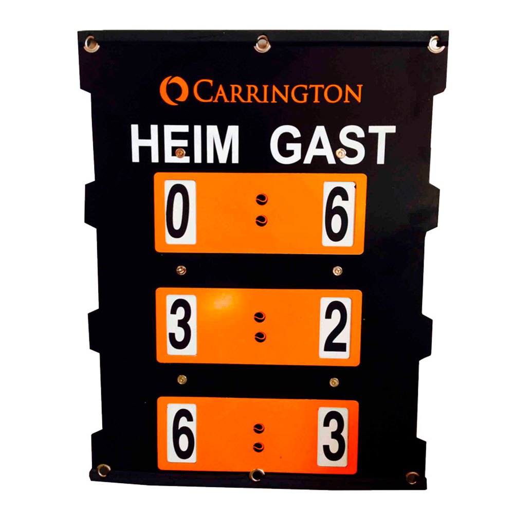 Carrington Deutsch Tennis Court Scoreboard Orange 60x46 cm von Carrington
