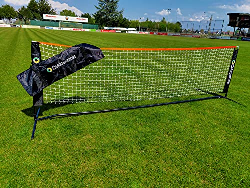 Tennisnetz in 3 m - Fussballtennis - Mobil - Inkl. Tragetasche - extrem Leichter Aufbau - WETTERFEST (3 m Lang) von Carrington