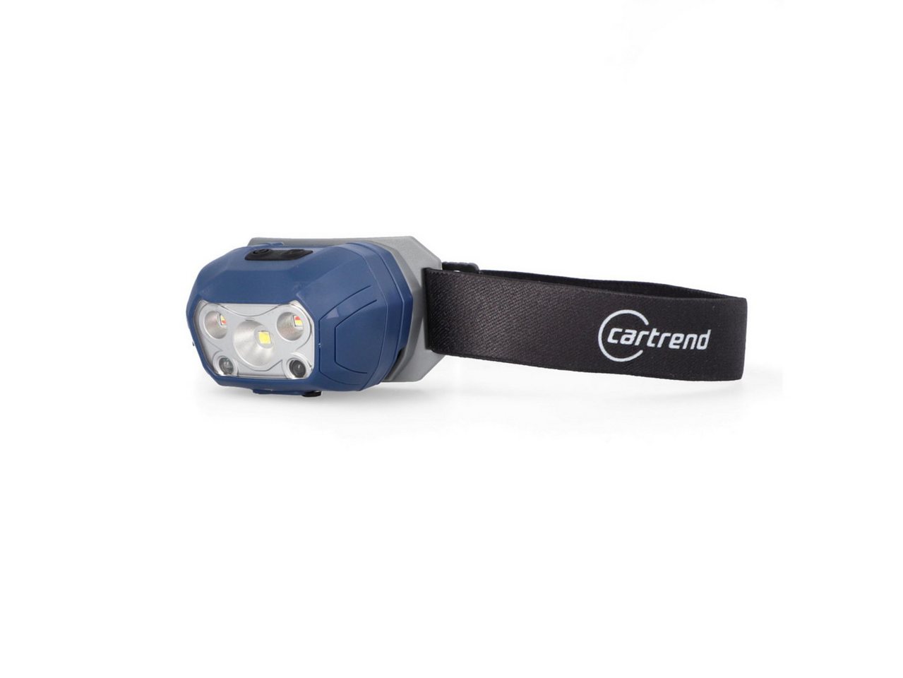 Cartrend Schreibtischlampe Cartrend LED-Stirnlampe 400 Lumen schwarz-blau, Inkl. Leuchtmittel von Cartrend