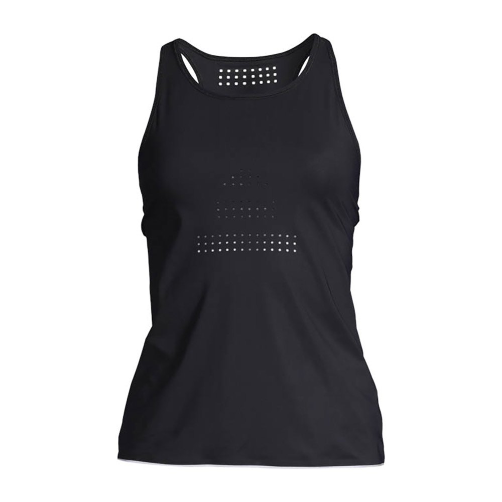 Casall Ventilation Racerback Sleeveless T-shirt Schwarz 34 Frau von Casall