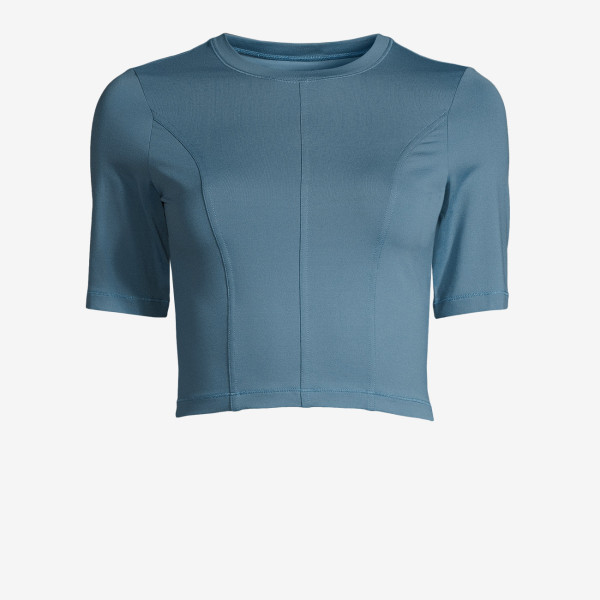 Crop T-Shirt Corset - Ocean Blue von Casall
