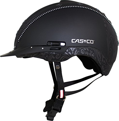 Casco MISTRALL 2 Reithelm schwarz/floral XS 50-54cm von Casco