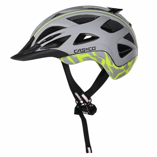 Casco ACTIV2 Fahrradhelm für Erwachsene, Silber, 58-62 cm von Casco