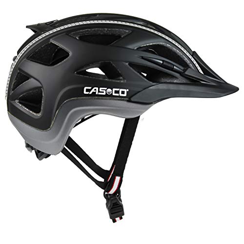 Casco Erwachsene Active 2 Fahrradhelm (Schwarz-Grau, L (58-62 cm) von Casco