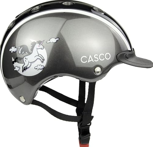 Casco Kinder Reithelm Skihelm Radhelm Nori 2.0 Moonbeam Einhorn, Größe:S von Casco